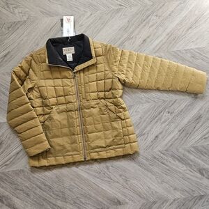 LL Bean Womens Upcountry Down JACKET Size 1X Waxed Millerain Cotton